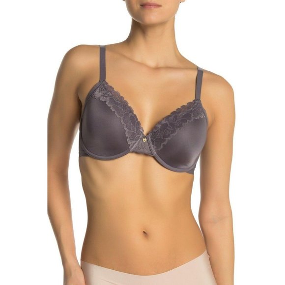 NATORI Refined Full Underwire T-Shirt Bra Gray #7313219 36DD NEW - Picture 2 of 8